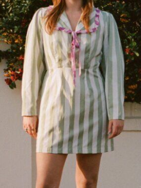 Mayfair Dress Lisa Says Gah - Ivy Stripe